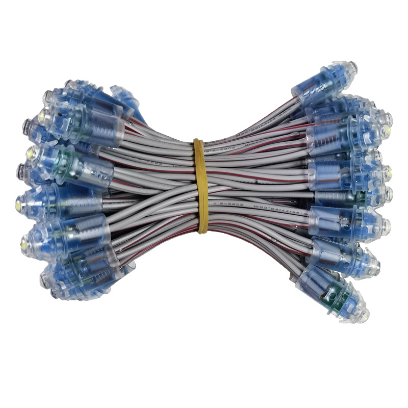 Led Billboard Illuminated Letter Lights, Exposed Lights, Perforated Light Strings, Dot Matrix Punching, Blue Landscape, 12V Waterproof, Ip68 Waterproof