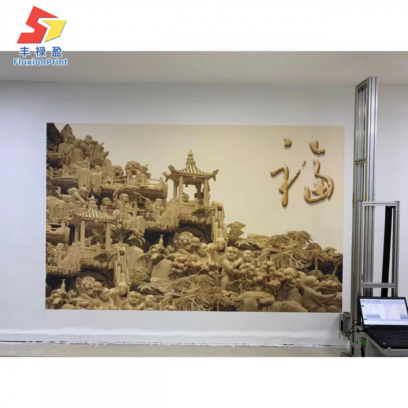 3D Wall Mural Printer 5D Fully Automatic Wall Painting Inkjet Printer Exterior Wall Advertising Painting Good Equipment for Starting a Business