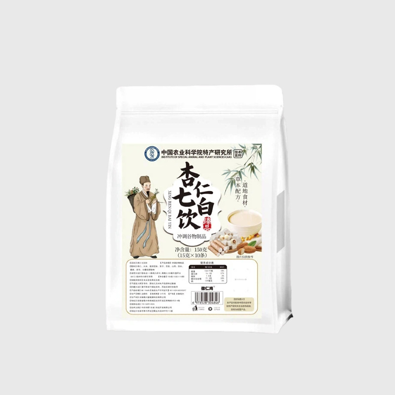 Almond Seven White Drink, Shijiazhuang Traditional Chinese Medicine Hospital, Endorsed by the Chinese Academy of Agricultural Sciences, Almond Powder Breakfast Meal Replacement for Whitening