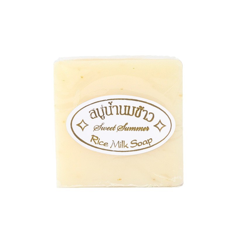 Wholesale Local Rice Milk Handmade Soap Face Wash Bath Soap Wedding Soap Souvenir Manufacturer Wholesale