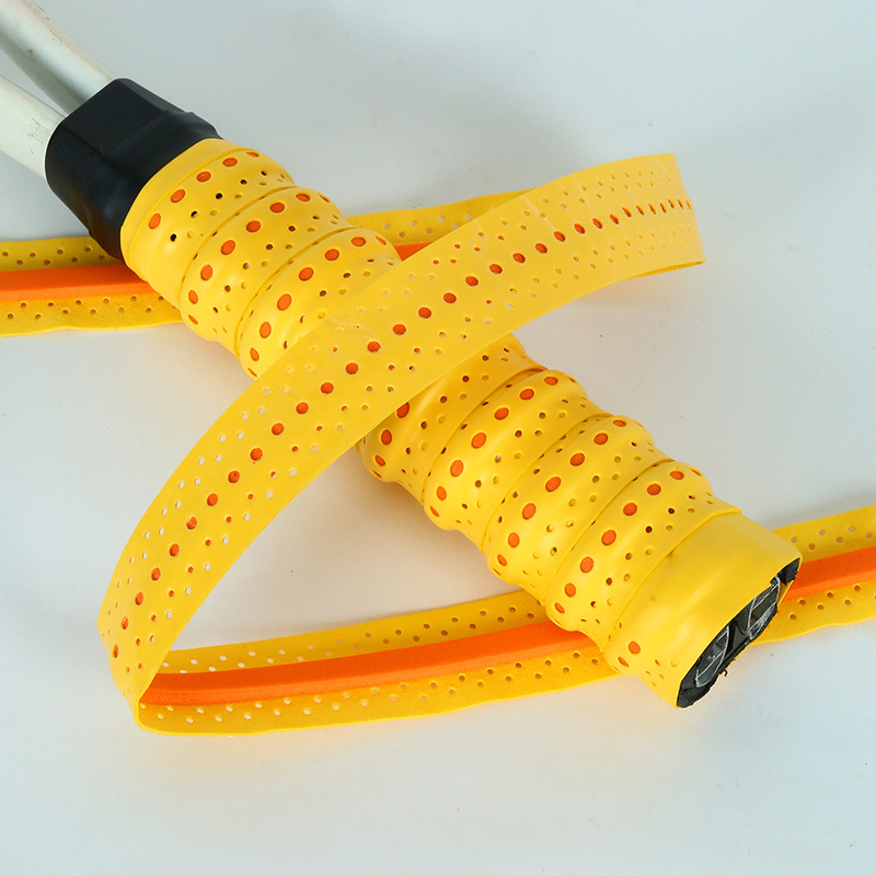 Teddy cat film adhesive thickened non-slip two-color keel hand glue wrapping tape punching badminton tennis racket sweat-absorbing tape