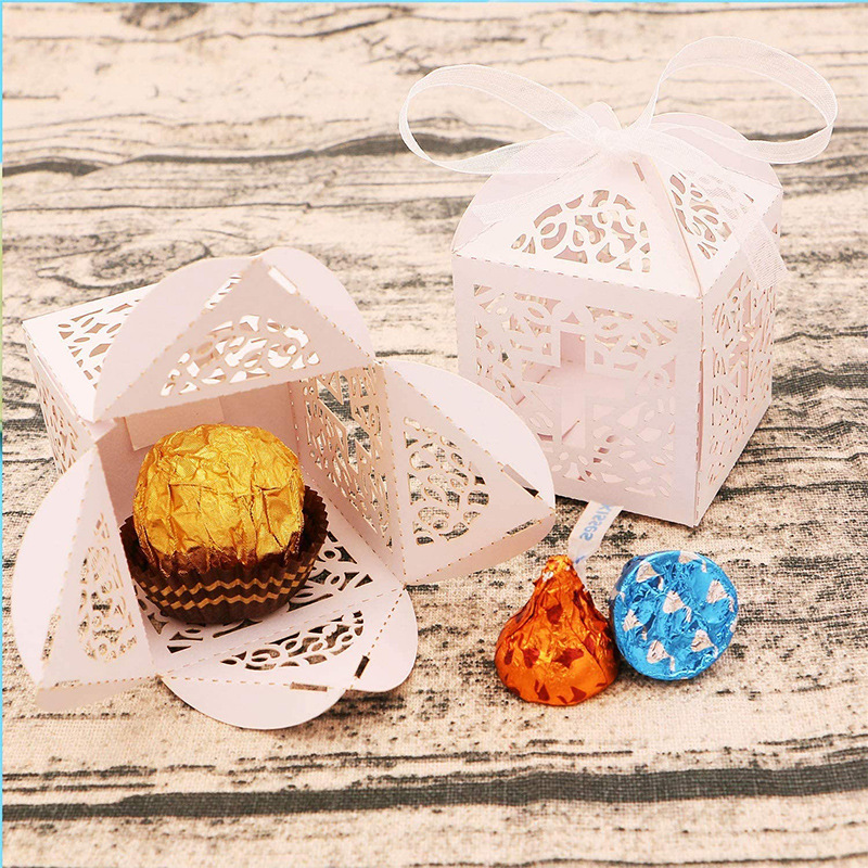 Amazon Cross Hollow Candy Box Wedding Party Decoration Supplies Candy Bag Communion Gift Candy Box