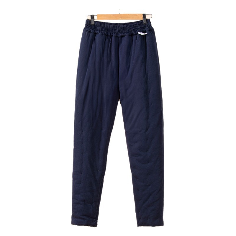 Men's Winter High-Waisted Warm Pure Handmade Cotton Thickened Warm Cotton Pants Home Pants
