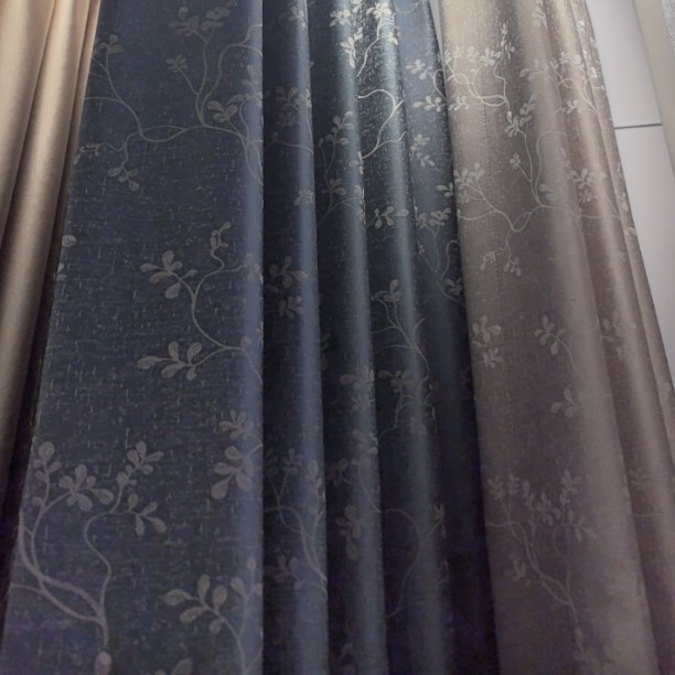 100% Full Blackout Curtains High Precision Coating Composite Curtain Fabric Wholesale Cross-Border Foreign Trade Project