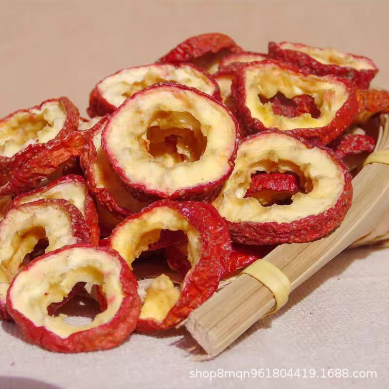 Seedless Hawthorn Dried Tea Slices 500g Free Shipping New Arrival Seedless Sulfur-Free Pitted Hawthorn Hollow Ring Soaked in Water Specialty