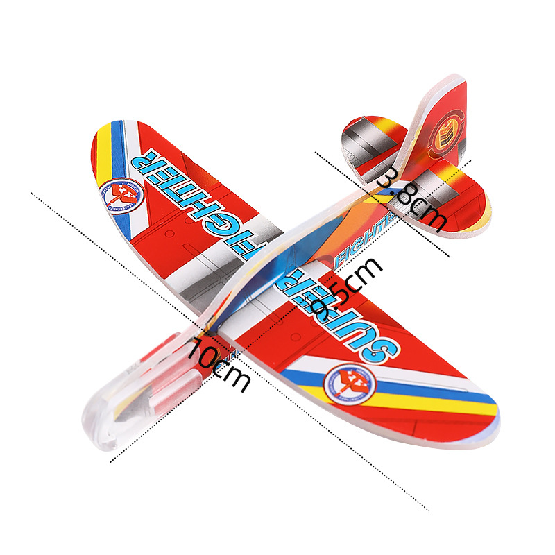 Mini hand throw small aircraft foam color children's toy aviation model stall gift kindergarten cross-border wholesale