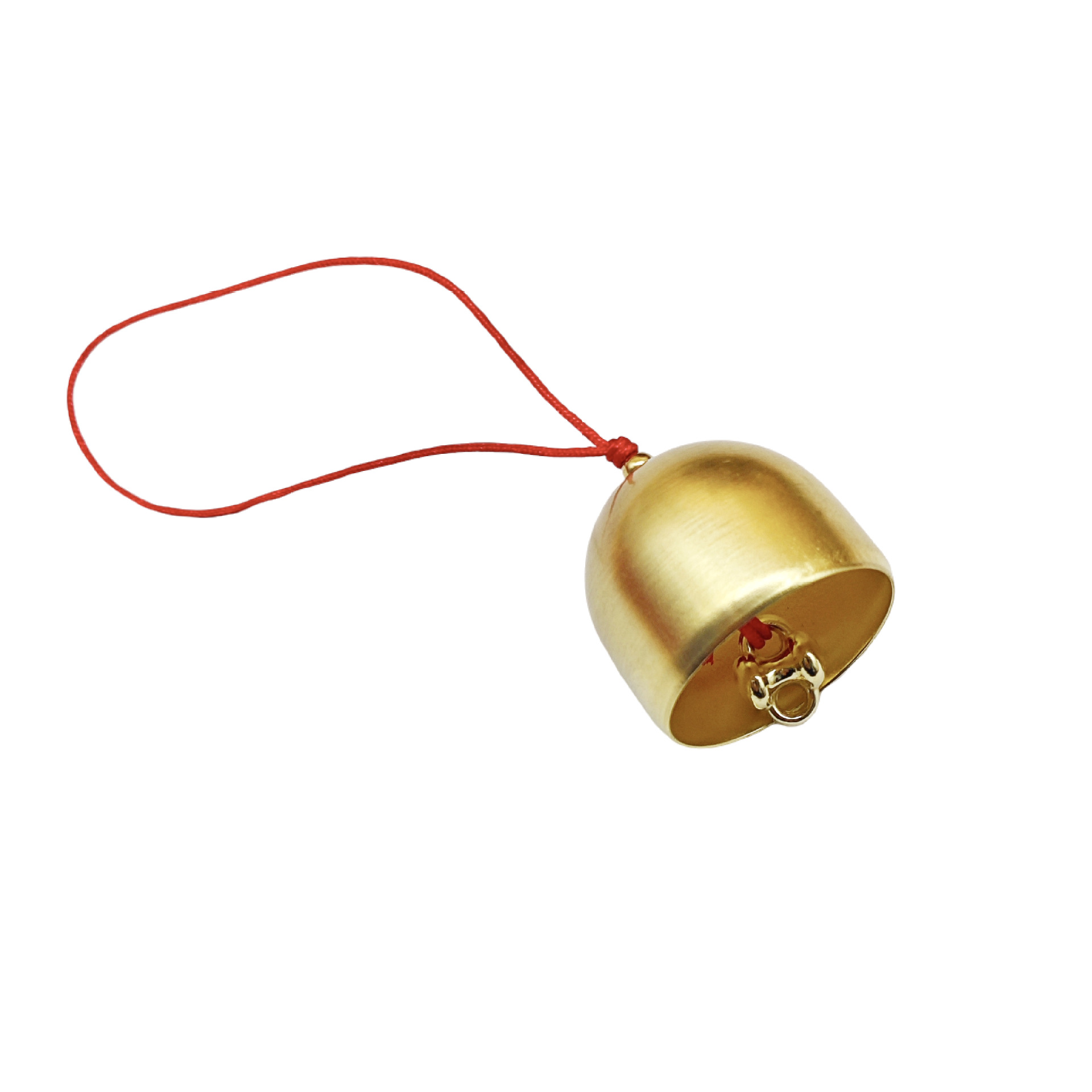 Pure Copper Wind Chime DIY Trinket Material Christmas Bell DIY Accessories Metal Small Bell with Bell Hammer Ring Pendant