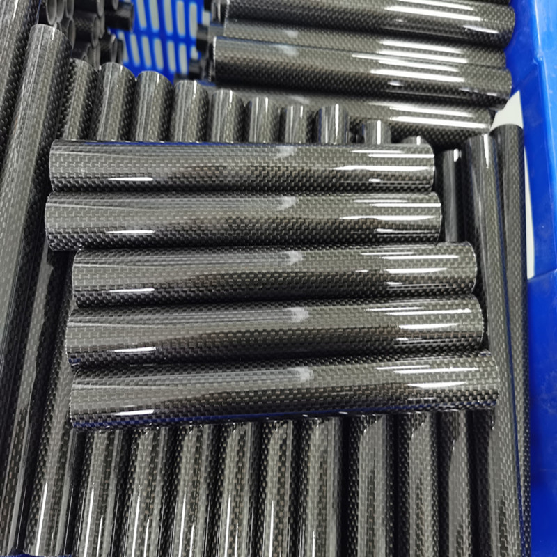 Source Manufacturer 3K Plain Weave Carbon Fiber Tube, High Rigidity Lightweight Drone Frame Carbon Fiber Tube Customization