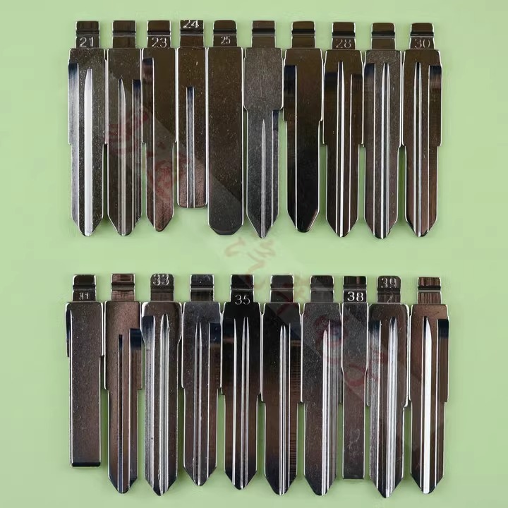 Car folding remote control key head KD Chino VVDI TY90 sub-machine modified embryo original slot 01-80