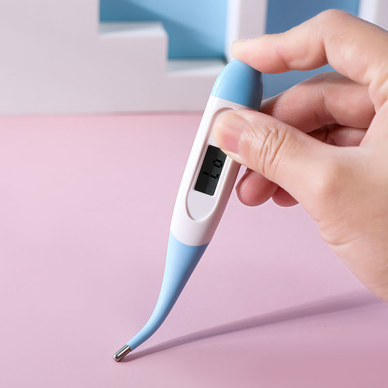 English Packaging Digital Display Digital Thermometer Household Infant Soft Head Thermometer Baby Oral Thermometer