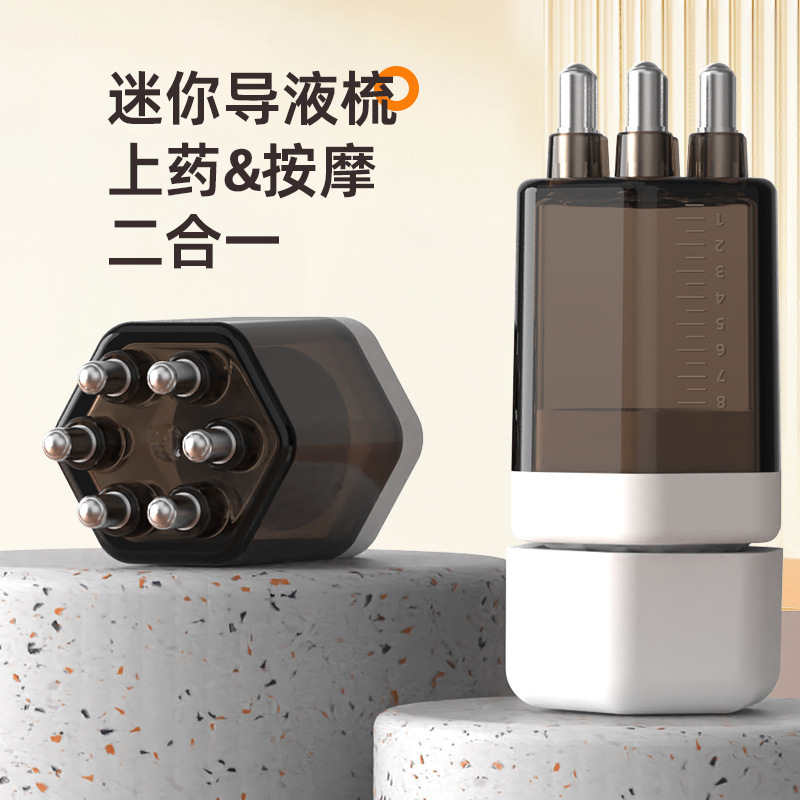 Аппликатор для роста волос миноксидила 1 мл массажная расческа с шариком для масла для волос жидкая расческа для кожи головы