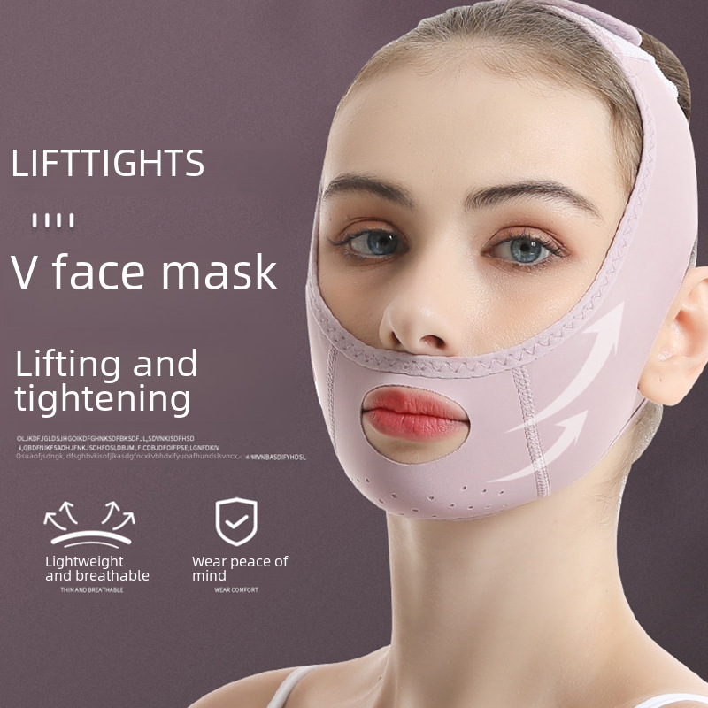Upgraded cool face-lift bandage Green/purple face-lift face-lift instrument trainer face-lift firming V face-lift