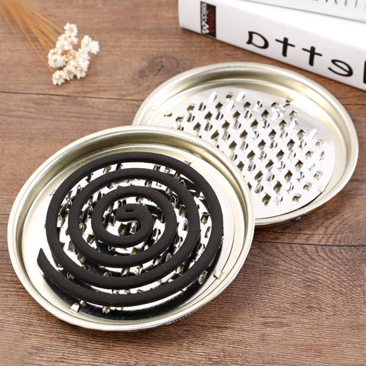 Подставка для благовоний от комаров с крышкой, переносная, с зазубринами, поднос для благовоний