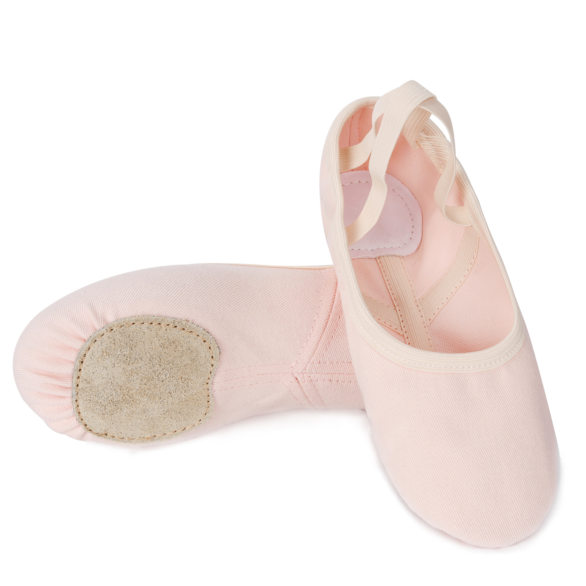 Factory Children's Dance Shoes Cat Claw Shoes Pink Stretch Cloth Ballet Shoes Lace-up Free Breathable Practice Dance Shoes Soft Shoes