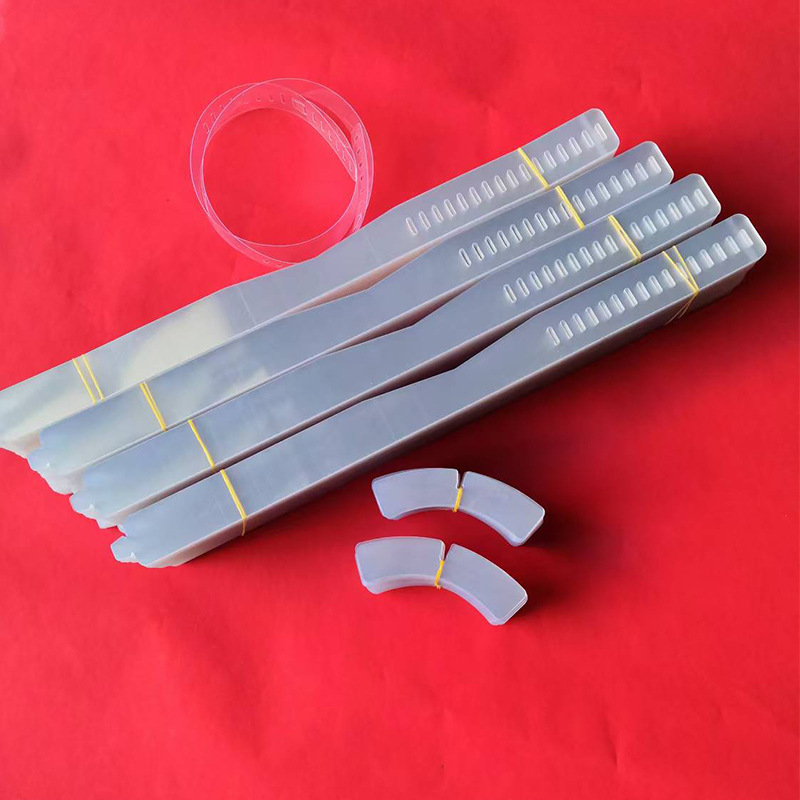 Прозрачные пластиковые полоски для воротников, аксессуары для упаковки рубашек, готовые полоски для воротников оптом