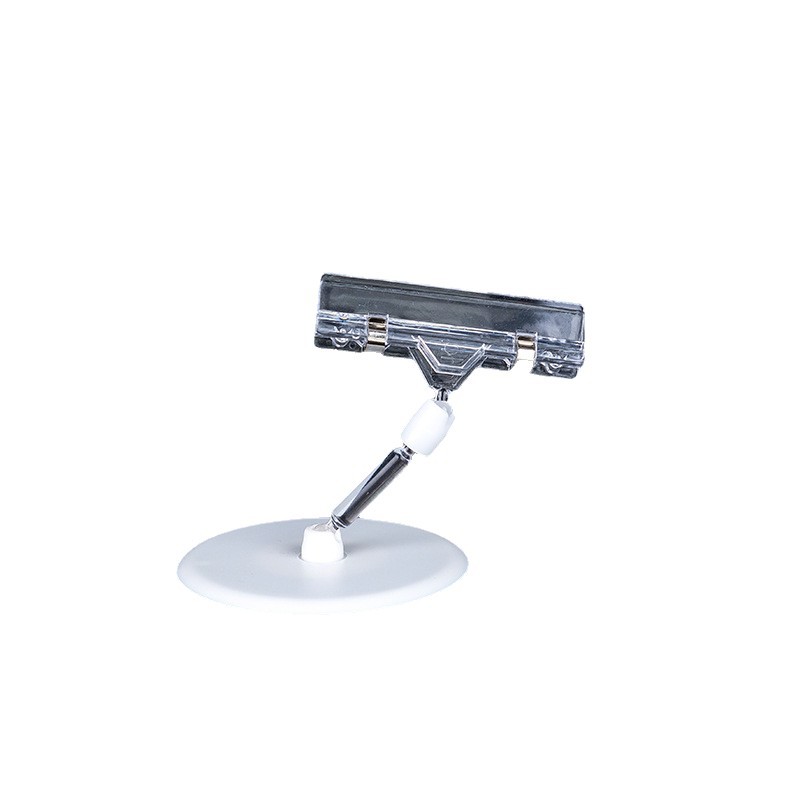 Disc Base Pop Advertising Clip Explosion Sticker Crystal Transparent Double-Headed Shelf Price Tag Price Tag Universal Clip