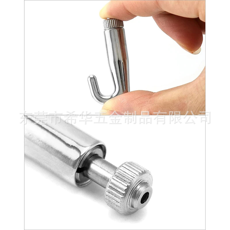 Sailor hook lock adjustable LED light box steel wire hanging rope accessories cabinet gallery slide rail hanging hook