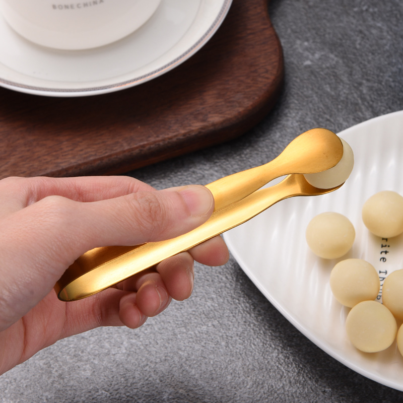 11cm Thickened Burr-Free 304 Stainless Steel Sugar Cube Tongs Ice Tongs Towel Clip Ice Bucket Clip Ice Pliers Wholesale