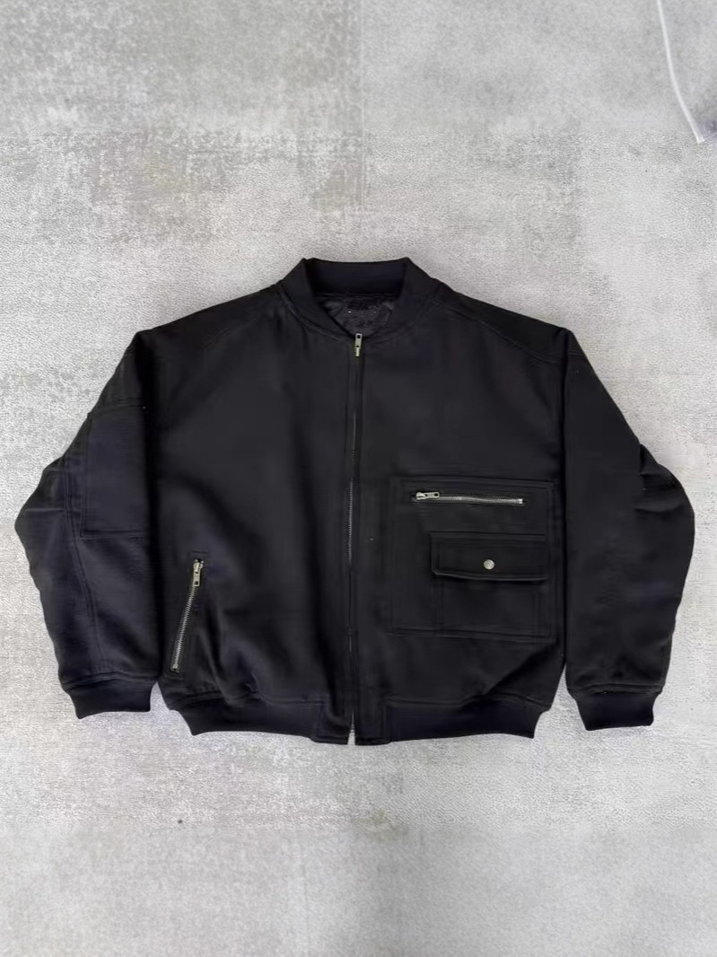 Cross-Border High Street Embroidered Baseball Jacket Men's Functional Style Loose Trendy Vintage Design Jacket