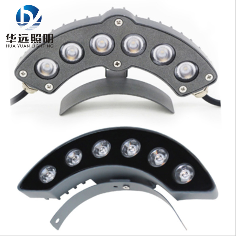 Led Corrugated Light Outdoor Spotlight Waterproof Tile Light Double-Sided Luminous Corrugated Light Roof Light Ancient Building Corrugated Light