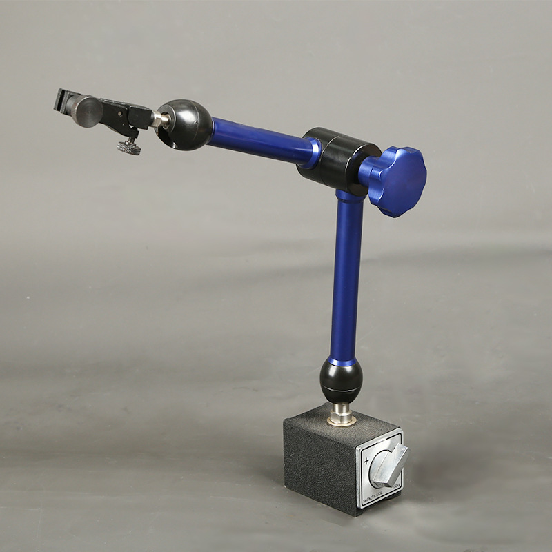 Factory Direct Sales Powerful Magnetic Meter Base All-Metal Hydraulic Meter Base Chicken Leg Meter Base Support Rod Oil Pressure Meter Rod Bracket