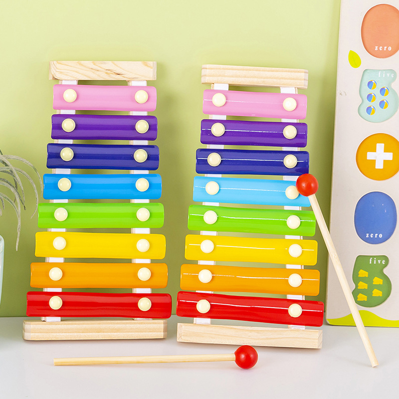 Children's Music Toys Knock Orff Percussion Musical Instruments Eight Tone Early Education Kindergarten Piano Music Toy Stall