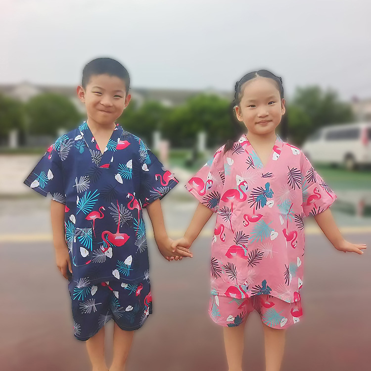 Детская спортивная одежда, мужская и женская, из чистого хлопка, для массажа ног, сауны, детских ванн, терапии ног, клубный халат, пижама