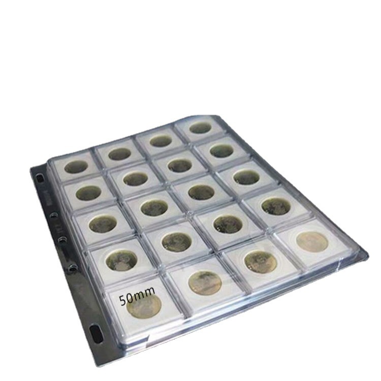 Jindong Factory Straight Hair PET Rating Coin Inner Page Gongbo Yuantai General Identification Box Loose-leaf Medium Banknote Botai PMG