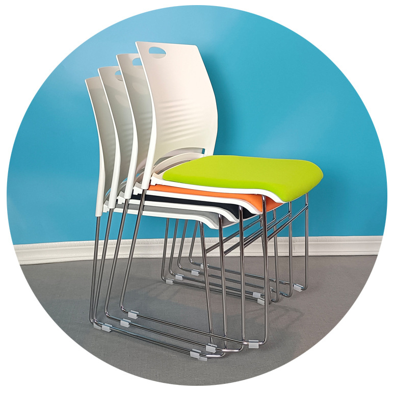 Training Conference Chair Simple Staff Office Negotiation Table Chair Armless Backrest Chair Meeting Room Office Chair
