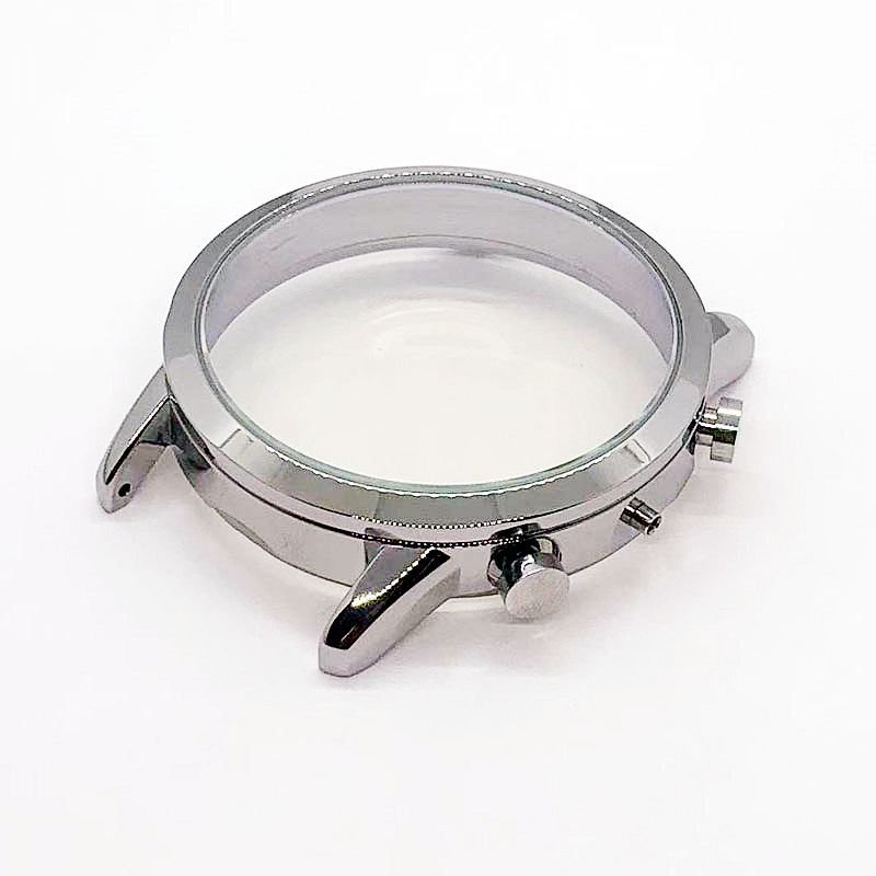 Clock Accessories Stainless Steel Case Adapted to Movement Watch Zinc Alloy Case Electroplating Tpu All-Inclusive Protection Manufacturer Customization