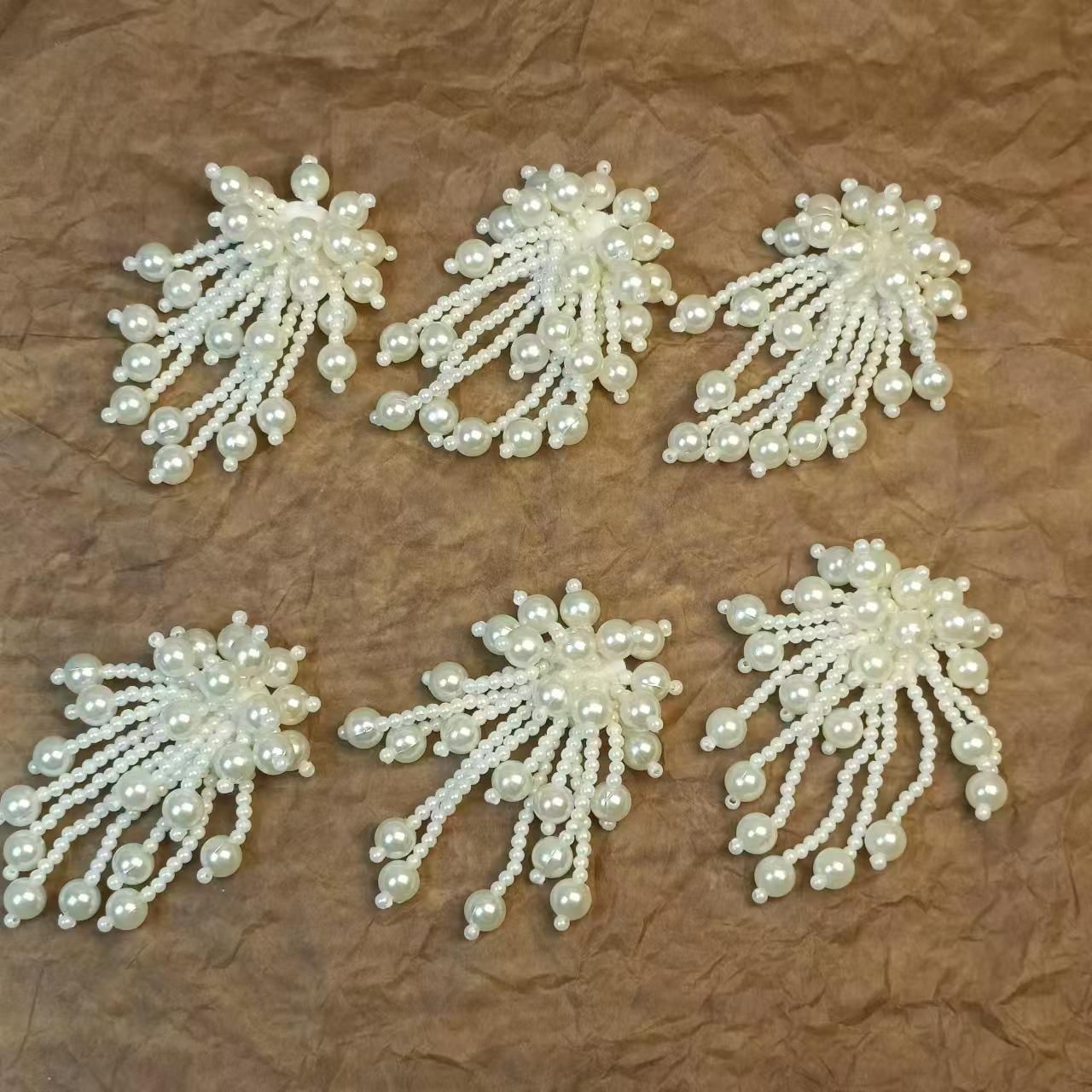 Полуфабрикаты, ручные бисерные наклейки, антикварные аксессуары для обуви, жемчужные кисточки