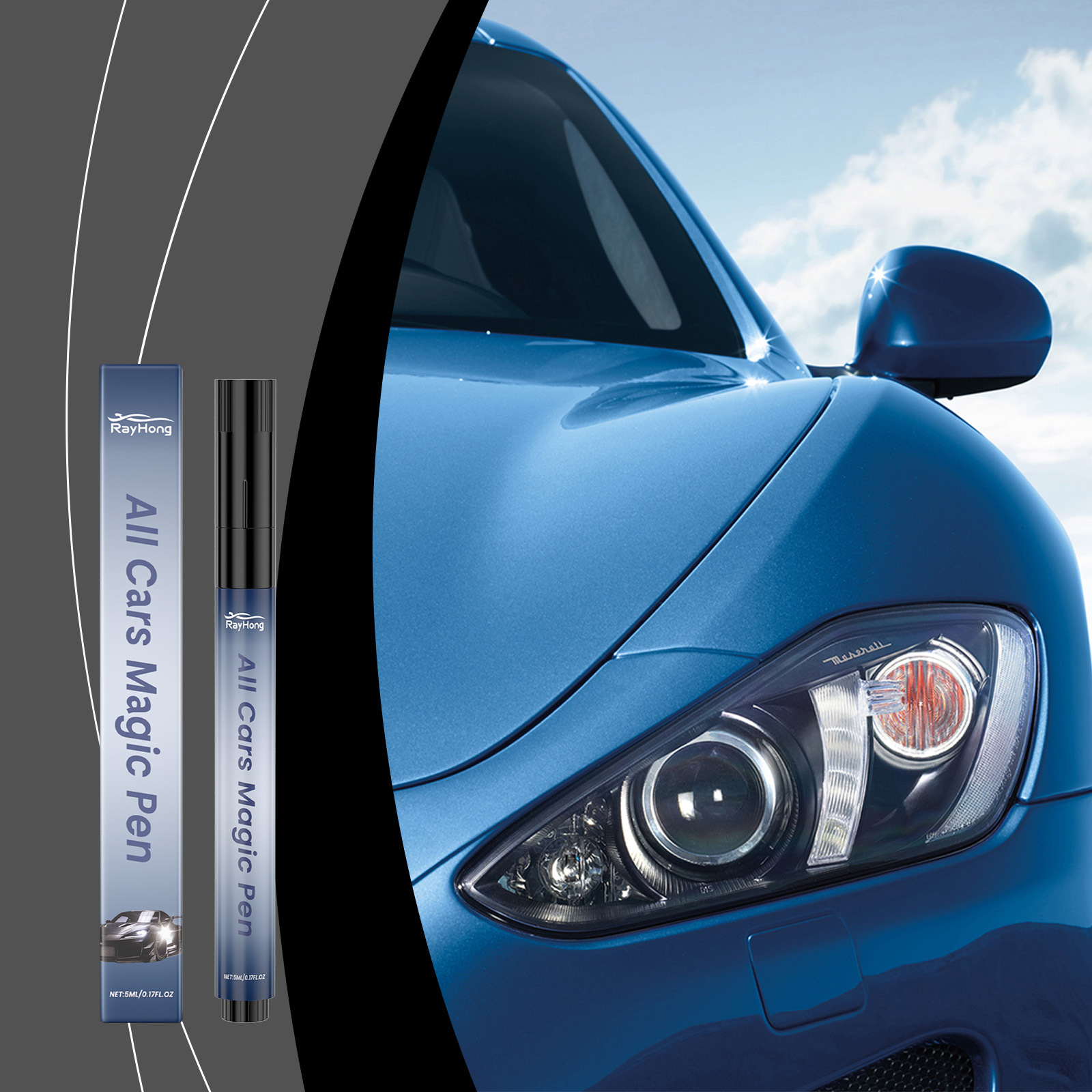 Ремонтный карандаш для автомобильных царапин Rayhong. Восстановление и полировка краски.