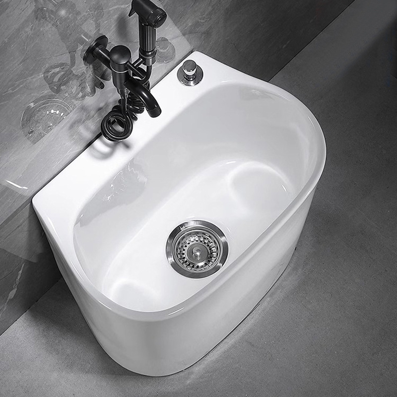 Ceramic mop basin home mop pool table control water mop pool balcony mop basin gold Parkson bathroom M201