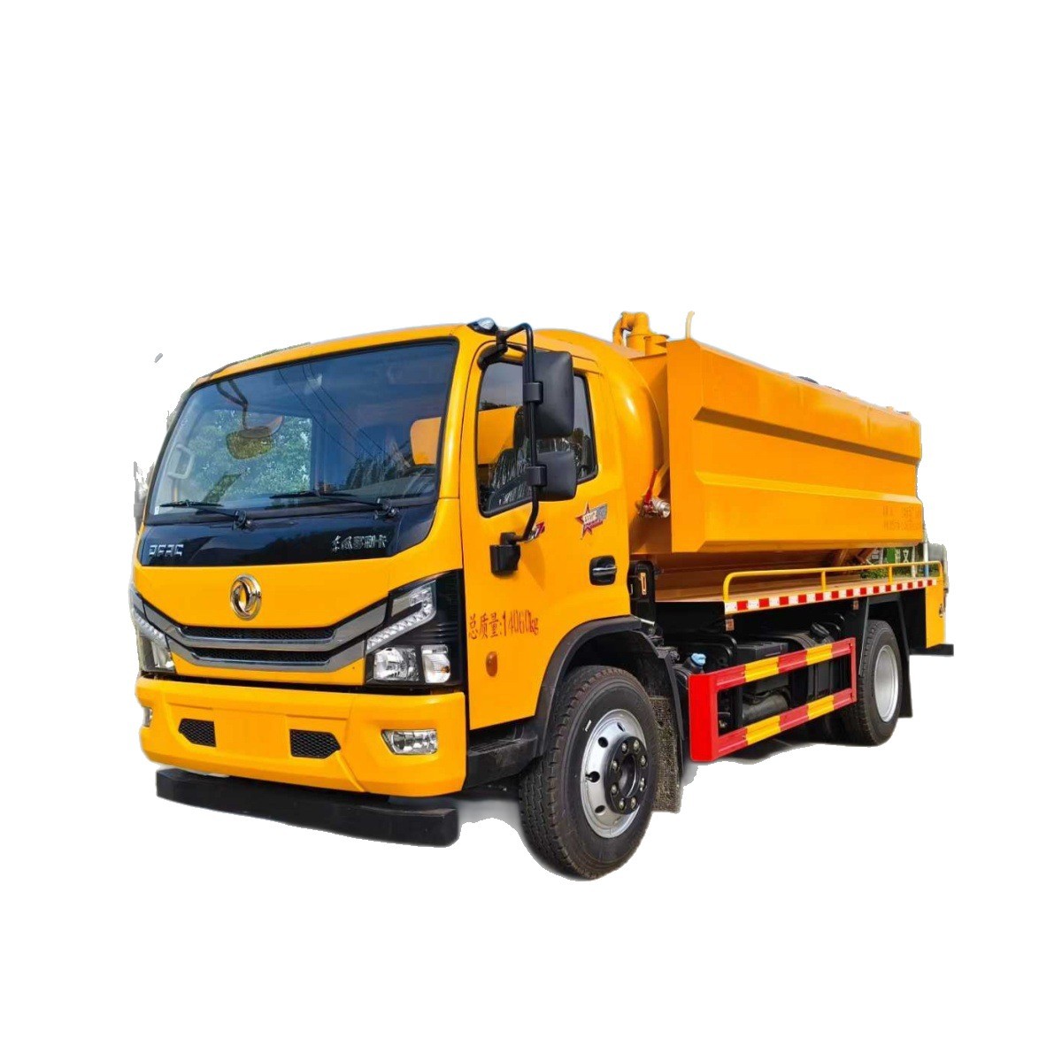 National Vi Dongfeng Dailika Heavy-Duty Version 12-Ton Urban Sewage Pipe Network Dredging and Maintenance 11-Cubic Meter Cleaning and Suction Truck