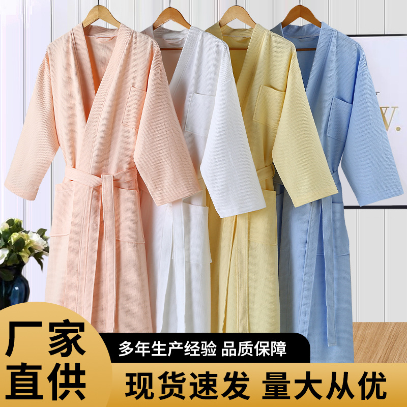 Оптовая продажа индивидуальных халатов из 100% хлопка для отелей с рейтингом звезд, с логотипом, утолщенные и впитывающие, подходят для всех сезонов