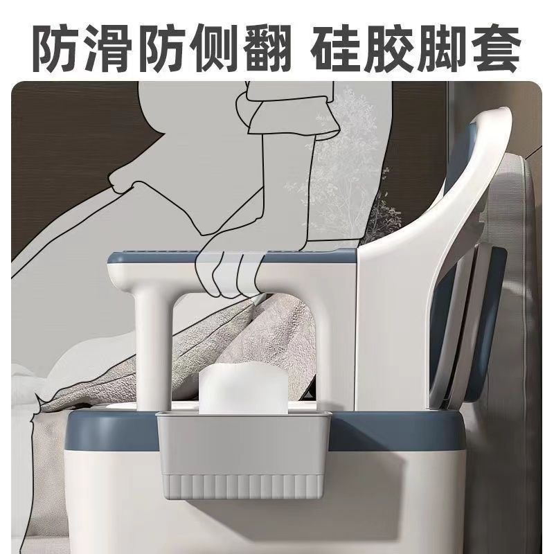 Portable Elderly Toilet Chair for Home Use, Odor-Proof Indoor Commode Chair for Adults, Wholesale
