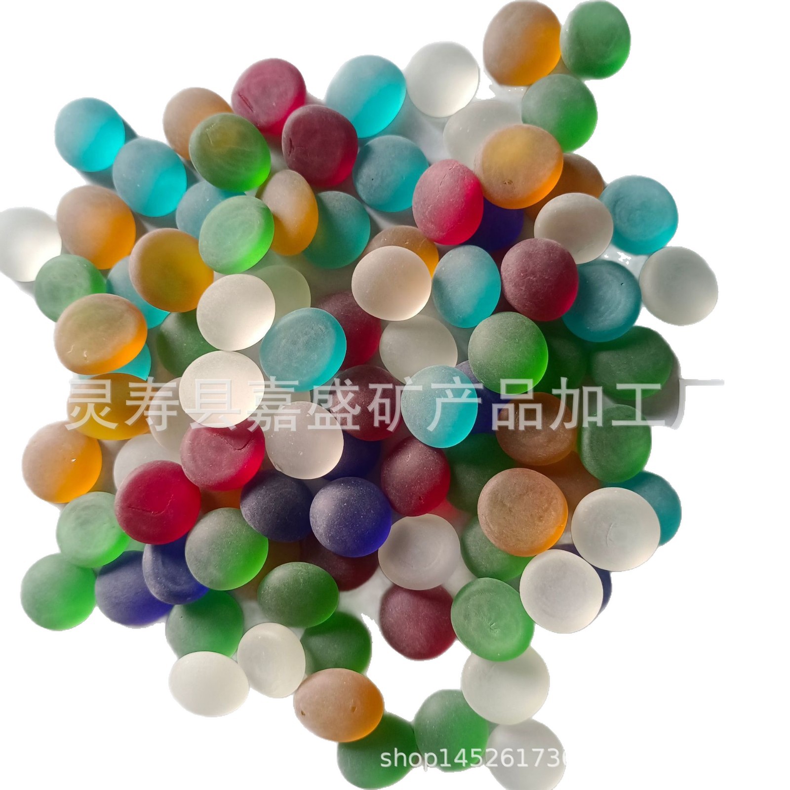 Supply Frosted Glass Beads Glass Balls Frosted Glass Flat Beads Fish Tank Home Decoration Aquarium Decoration Glass Stone Lettering Stone