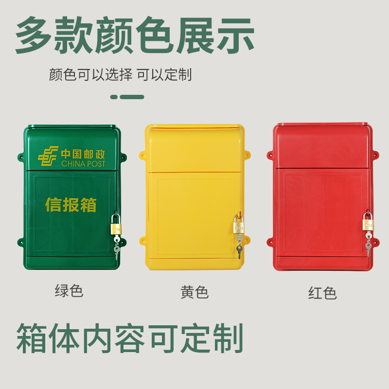 Почтовый ящик для писем и газет маленького размера, пластиковый, настенный, без задней стенки, ящик для жалоб, отчетов, предложений и молока