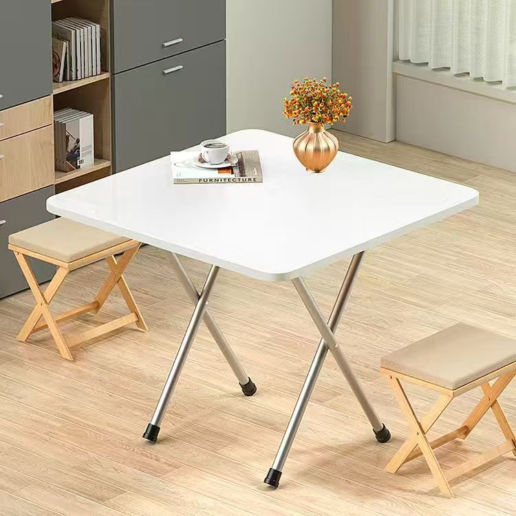 Sanmeng Small Table, Foldable Dining Table for Home Use, Suitable for Small Apartments, Rental Houses, Outdoor Stalls, and Dining; Foldable for Outdoor Use