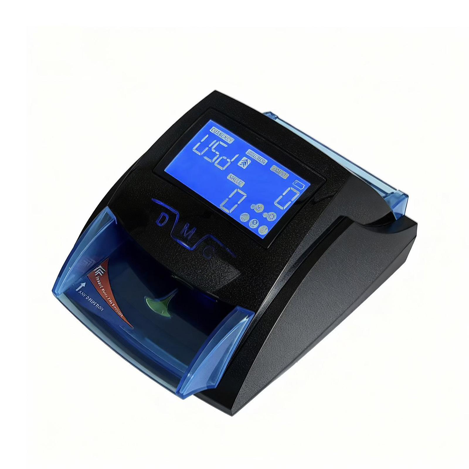 Fengjin Small Portable Us Dollar and Euro Lcd Display Banknote Detector to Detect Fake and Fake Banknotes with Battery