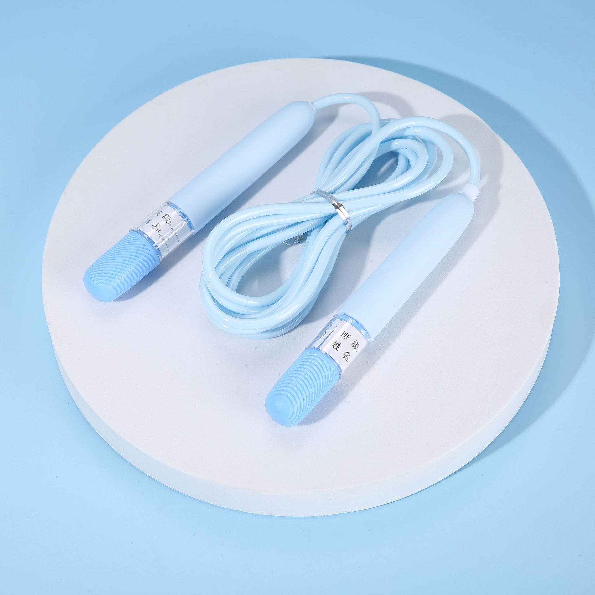 New style rope skipping Macaron can be signed and adjustable for primary and secondary school children's exams without knotting