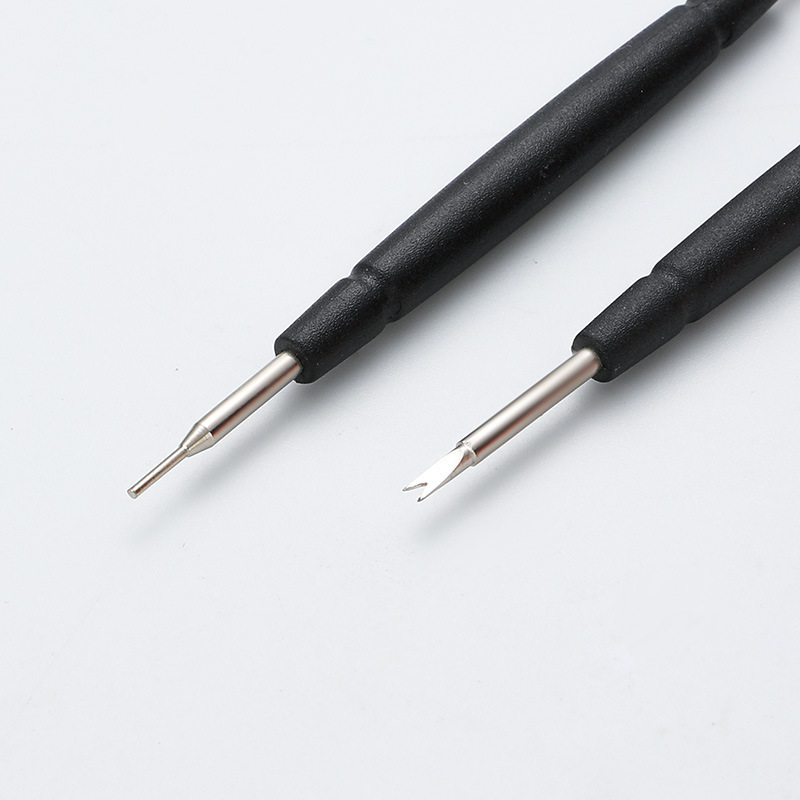 Factory wholesale plastic double-headed ear batch watch accessories strap watch buckle installation and disassembly tool ear fork