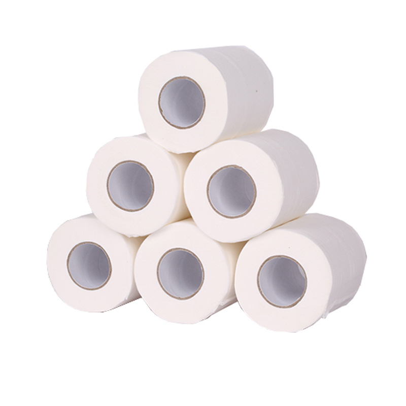 Roll paper with core toilet paper for wholesalers hotel guest room lodging toilet paper foreign trade paper towel custom toilet paper OEM