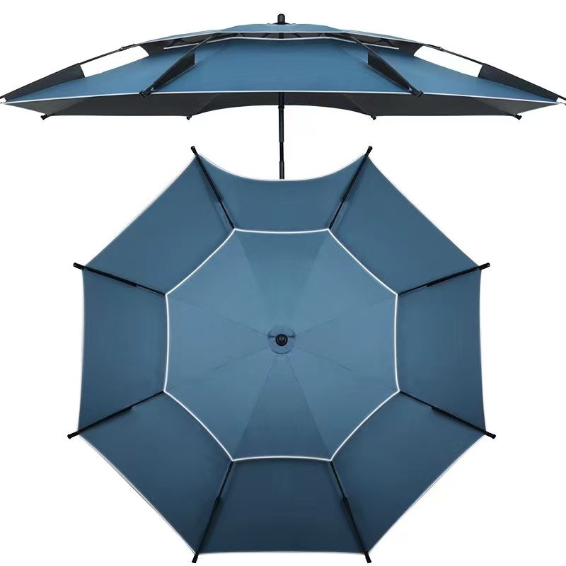 Fishing Umbrella Universal Fishing Umbrella Thickened Black Rubber Sun Protection and Rain Protection Large Fishing Umbrella Outdoor Fishing Tackle Fishing Umbrella