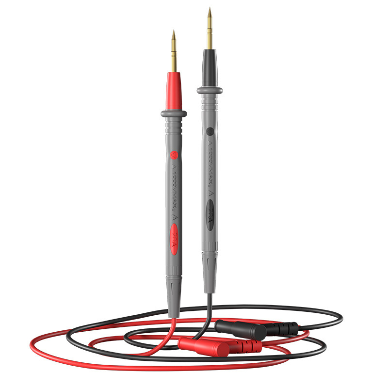 Thickened High Temperature Resistant Red and Black Multimeter Pen Universal High Quality Silicone Wire 20a Steel Needle Multimeter Pen