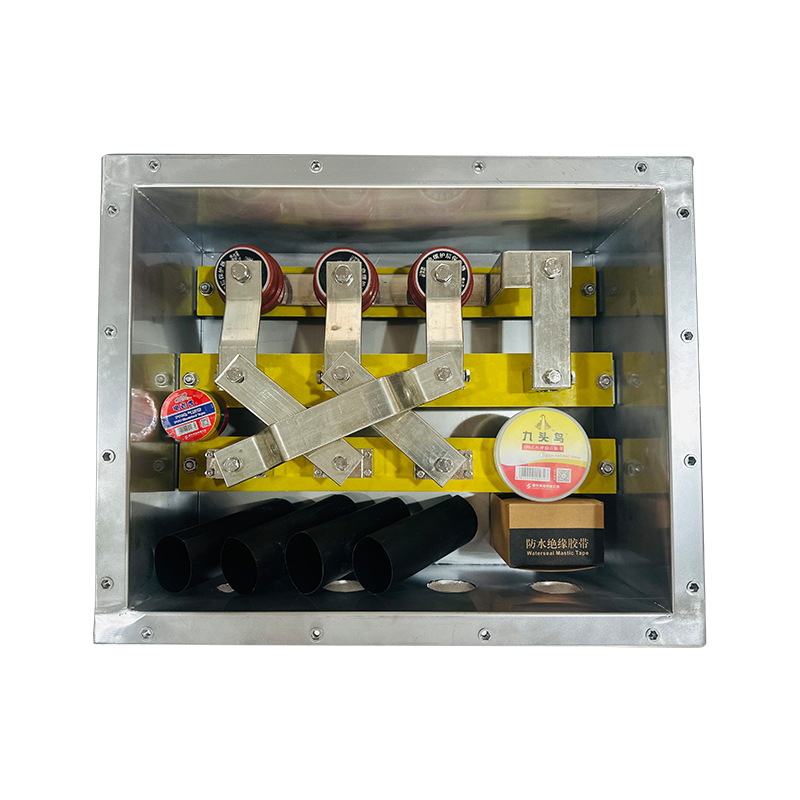 110KV cross interconnection grounding box complete set of three-phase cable with protective layer direct cross interconnection grounding box