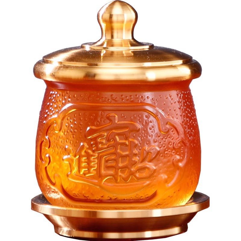 Factory Direct Supply Small Water Supply Cup Buddha Hall Buddha Front Guanyin Water Supply Cup God of Wealth Home Lotus Worship God of God Fairy Home Supply Cup