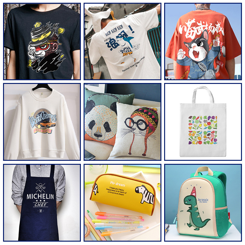 Foreign Trade Dtf White Ink Heat Transfer Printer T-Shirt Printing Machine Digital Offset White Ink Direct Spray Powder Shaking All-In-One Machine