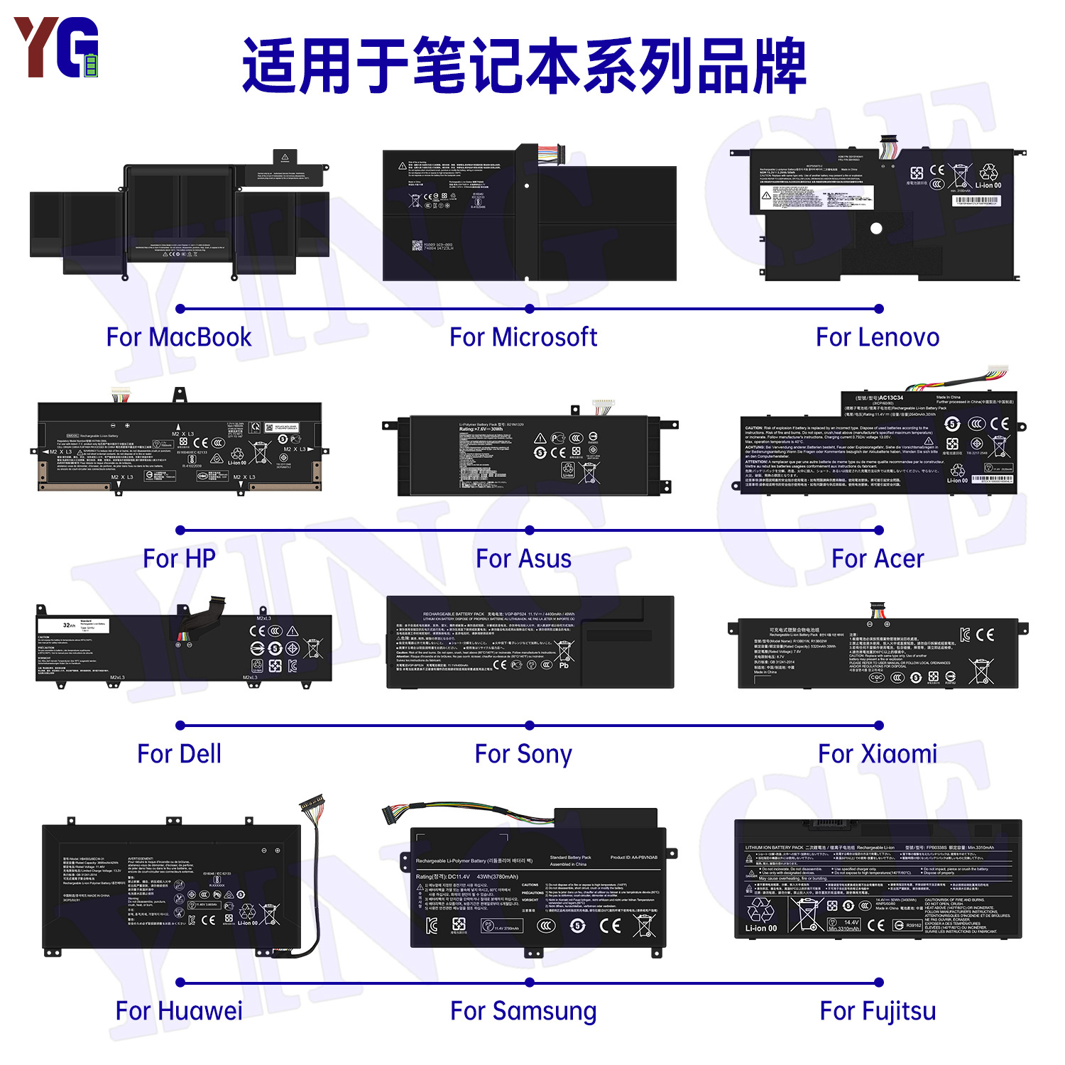For Apple Notebook Battery Macbook Air 13 ''/A1466/A1369/A1377/A1496