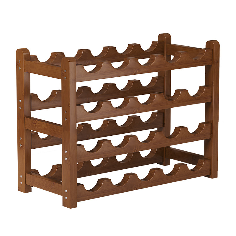 Red wine bottle rack table storage rack household wine rack wine rack desktop finishing wine cabinet wine bottle storage rack
